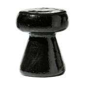 Table d'appoint ou pouf en céramique noir InOut 44