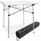 Table de camping en aluminium avec plateau de 70 cm