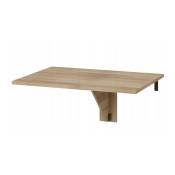 Table murale pliable étagère rabattable 100x70 Chêne Sonoma Modèle: HOMNI 8 Table pliante