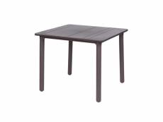 Table noa 900 x 900 - resol - marron - fibre de verre, polypropylène 900x900x740mm