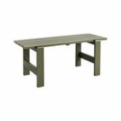 Table rectangulaire Weekday / 180 x 66 cm - Bois - Hay vert en bois
