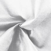 Tissu uni à enduction brillante - Blanc - 1,55 m