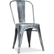 Tolix Style - Chaise de salle à manger - Design industriel - Acier - Nouvelle édition - Stylix Industriel - Acier - Industriel