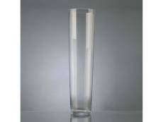 Vase conique 70 cm en verre