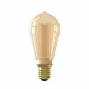 Ampoule LED Crown Glassfib dimmable E27 ST64 ⌀ 6 4cm 100lm 3 5W blanc chaud Calex or