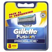 Ancienne version - Gillette Fusion ProGlide - Lames de Rasoir pour Homme - Pack de 8