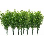 Arbustes Artificiels Buissons, Plastique Faux Plantes