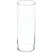Atmosphera - Vase cylindre transparent H40 Transparent