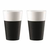 Bodum - 11583-01 - Bistro - Set de 2 Mugs en Porcelaine