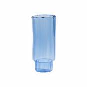 Carafe Bloom / Verre - 0,9L / H 20,5 cm - & klevering bleu en verre