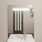Cuisibane - Miroir lumineux elegance 80x105 cm - avec interrupteur sensitif