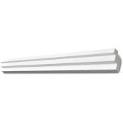 Decosa - Moulure pour ruban led G36 - polystyrène - blanc - 38 x 48 mm - long. 2 m - 5 pces (=10 m) - blanc
