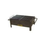 Imex El Zorro - barbecue de table au charbon de bois avec grille zinguée 31 x 21 x 14 cm - 71431
