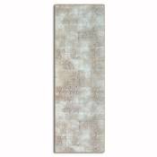 Karat - Tapis de couloir Davoli Antidérapant 80 x 50 cm - Blanc