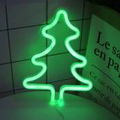 Led Neon Green Tree Art Se connecter lumières décoratives