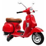 Motocyclette électrique pour enfants vespa red tricycle