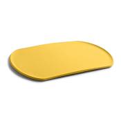 Planche à découper opaque en polypropylène jaune 35x22,5 cm