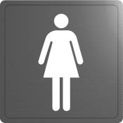 Plaque signalétique toilette femme - Delabie - 125