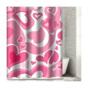 Rideaux de douche mignons pour salle de bain décoration de salle de bain en Polyester Durable à séchage rapide imperméable
