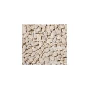 Scmc - Gravillons calcaire Ocre/blanc 10/14 400 Kg