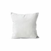Soleil D Ocre - alix Coussin déhoussable Polyester, Blanc, par Soleil d'ocre - 60 x 60 cm - Blanc