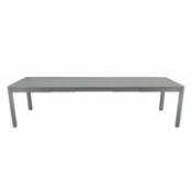 Table à rallonge Ribambelle / 149/299 x 100 cm - 6 à 14 personnes - Fermob gris en métal