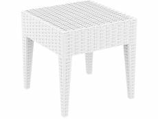 Table auxiliar ipanema 450x450 (miami) - resol - marron