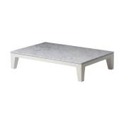 Table basse rectangulaire en marbre 100 x 150 cm Inout