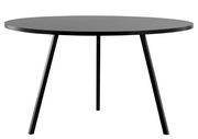 Table ronde Loop / Ø 120 cm - Hay noir en métal