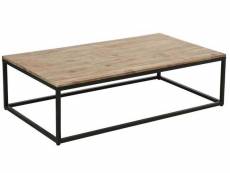 Table vintage maelis, hauteur 32.5 x profondeur 65 x largeur 115 cm -pegane-
