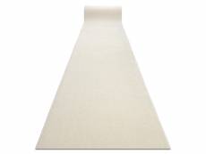 Tapis de couloir karmel plaine, une couleur blanc 70 cm 70x990 cm