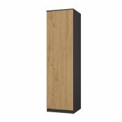 Topeshop - esme - Armoire simple style scandinave chambre