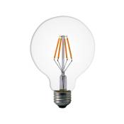 Trade Shop Traesio - E25 Globo Tonda Led 8w Lamp Daylight 800lm Energy Class a Light -blanc Chaud- - Blanc chaud