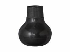 Vase á fleurs en métal METAL 36x30x30 cm coloris noir