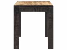 Vidaxl table de salle à manger 140x70x76 cm bois de