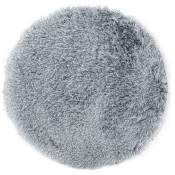 Ameliahome - tapis rond floro couleur gris motif moderne