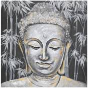 Atmosphera - Toile Bouddha 100x100 cm