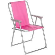 Chaise pliante grecia framboise - Be toy's