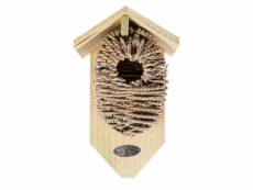 Homescapes nichoir en bois et jonc de mer pour oiseaux GA1165