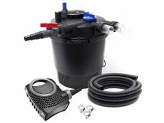 Kit set bassin 40000 litres 36 watts uvc pompe 10000 lparh tuyau 10 m kit de filtration helloshop26 16_0001935