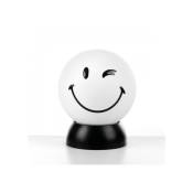 Lampe de table smiley Plastique Blanc - Blanc