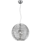 Lampe suspendue boules lampe boule lampe design chromée