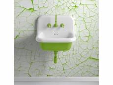 Lavabo en céramique émaillée 60 cm - true colors - vert acide (verde acido)