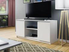 Luna - meuble tv - blanc - 120 cm - style contemporain