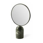 Miroir à poser rond en marbre vert - Pols Potten