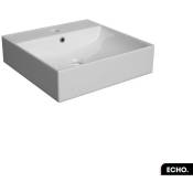 Otitec - Vasque à poser avec siphon offert echo Blanc 40 × 10 × 40
