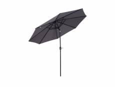 Parasol rond inclinable normandy gris