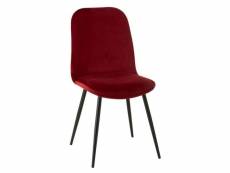 Paris prix - chaise design "claire" 87cm bordeaux