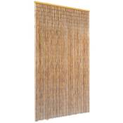 Rideau de porte contre insectes Bambou 100 x 200 cm