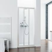 Schulte - Porte de douche coulissante, profilé blanc, verre 3 mm 110 x 185 cm